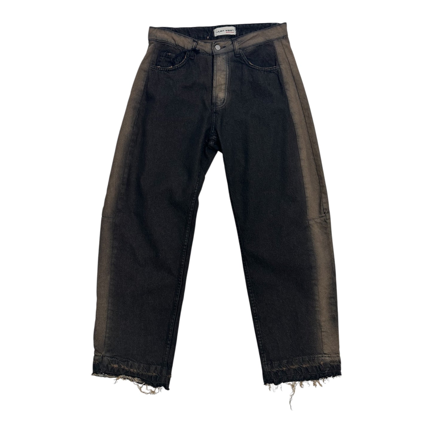 Jeans Baggy Brown Sabbiato