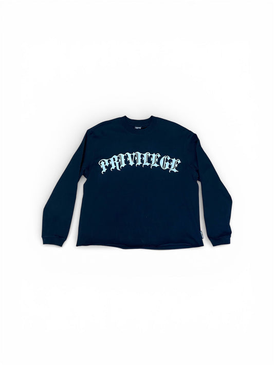 Long Sleeve Custom Black